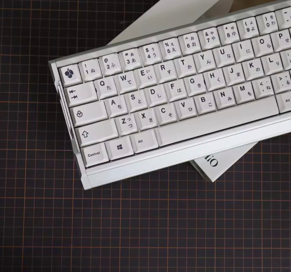 Minimalist White Keycaps-125 Keycaps Keyboard