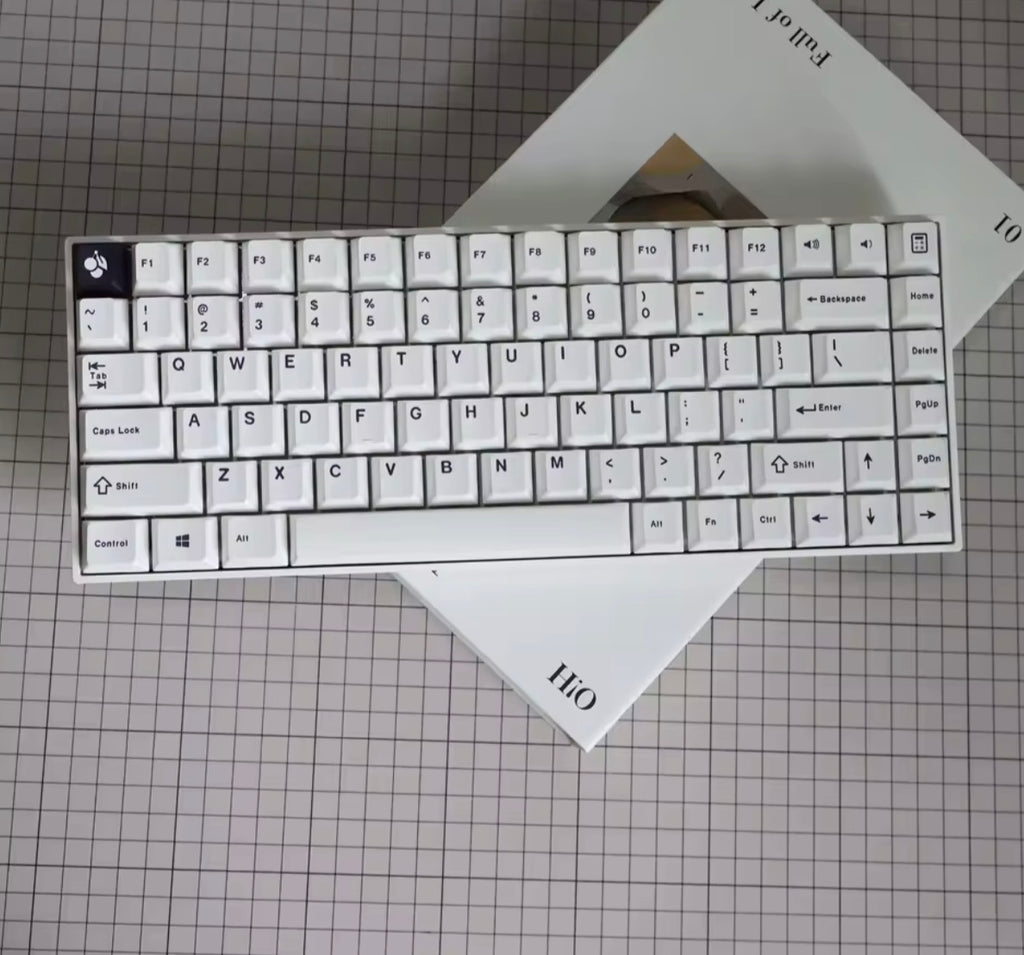 Minimalist White Keycaps-125 Keycaps Keyboard