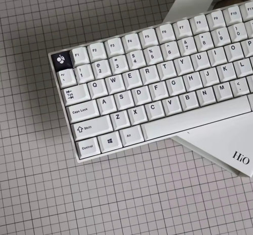 Minimalist White Keycaps-125 Keycaps Keyboard